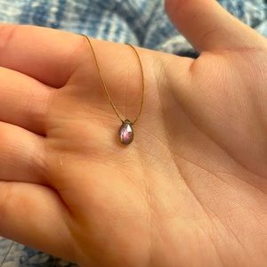 2 soulku necklaces: mystic topaz and blue quartz